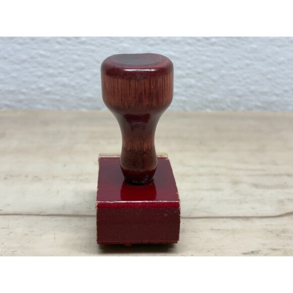 Vtg 1992 Wooden Rubber Stamp Handle Carousel Horse - Picture 3 of 6